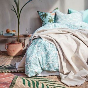 Ikea ANGSSALVIA Queen Duvet Cover w/ Pillowcases